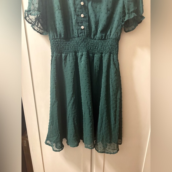 NEW Pretty Garden Green Dress - Picture 5 of 13